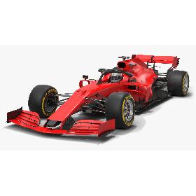 Formula 1 Season 2020 F1 Race Car 3D model